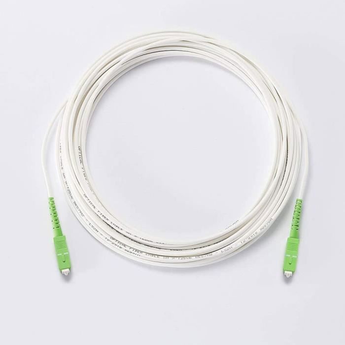 FOLAN Câble Fibre Optique pour Livebox Orange - Rallonge/Jarretière Optique  SC-APC SC-APC