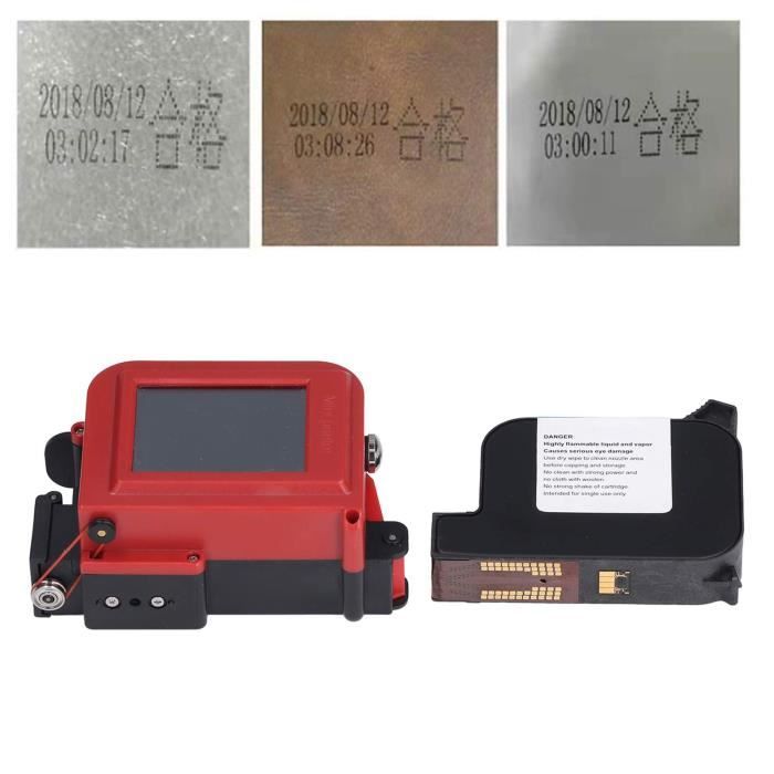 Fdit Mini imprimante à jet d'encre portable Mini machine d'impression  portative intelligente tenue dans la main d'imprimante à jet - Cdiscount  Informatique
