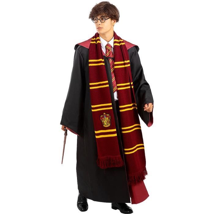 Funidelia Cravate Officielle Harry Potter Gryffondor pour homme et femme. Accessoires de déguisements pour adultes pour fêtes, Carnaval et Halloween