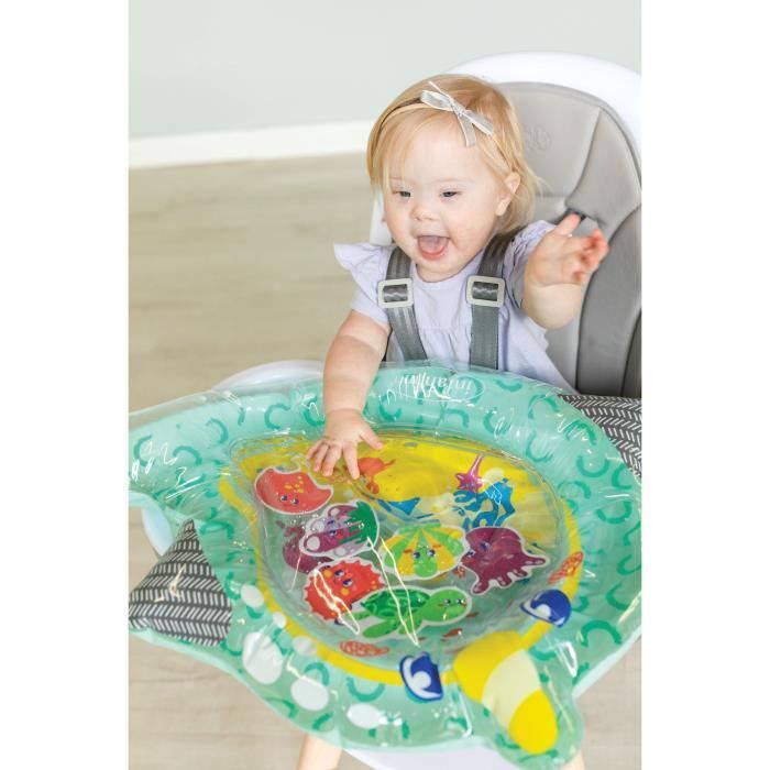 Tapis D'Eau Infantino Wee Wild Ones - Jeu Sensoriel Bébé Narval - Éveil Et Motricité Dès 3 Mois