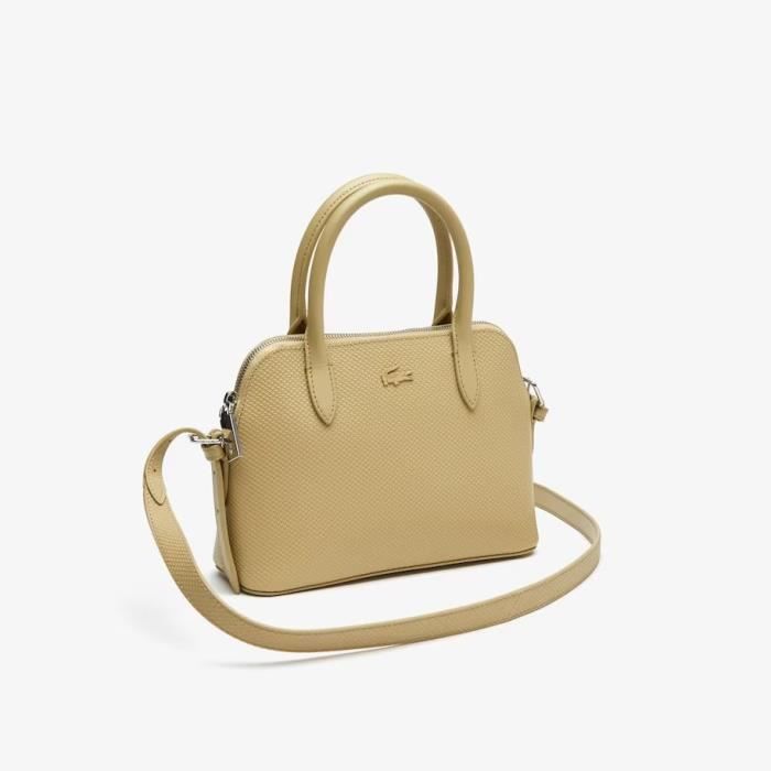 Sac a main Chantaco Classics Lacoste NF3723KL Brindille L37 Beige Cdiscount Bagagerie Maroquinerie