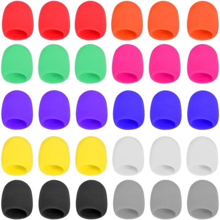 PACK DE 10 housses micros souples pare-brise éponge haute densité portable EUR 8,18 - FR