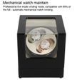2 + 0 remontoir de montre automatique en bois pour montre-bracelet  montre mécanique  -UK plug 100V-240V  HB027 -WAN-2