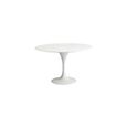 Table Tulip - Fibre de verre - 110 cm Blanc-2