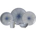 Assiette Plate - Limics24 - & Breker 203486 Vaisselle Porcelaine Bleu/Blanc 265-2
