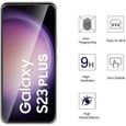 Coque Silicone Transparente + 2 Verres Trempes Pour Samsung Galaxy S23 Plus 5G Little Boutik® Protection Antichoc-2
