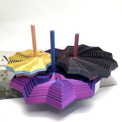 Étoile Sensorielle Fidget 11,7x11,7x1,5 Cm Imprimé En 3D Jouet