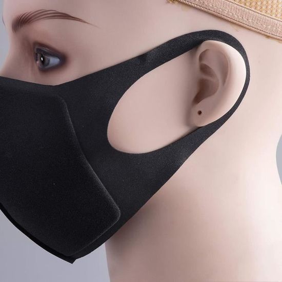 3pcs anti-poussière réutilisable masque de tissu de bouche masque  Breathable Earloop Face Masque #BXHB16 - Cdiscount Au quotidien