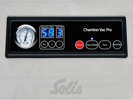 Solis Chamber Vac Pro 5702 - Machine Sous Vide Alimentaire - Fonction de  Marinage - Gris