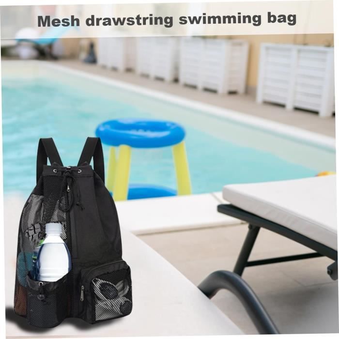 Sac à Cordon Licorne Imperméable - 41.5x33.5cm, Toile Légère, Pour Piscine, Gym, Voyage