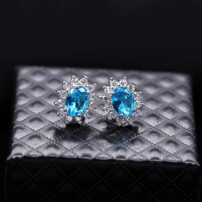 Lot De 12 Boucles D'oreilles Zircon – Acier Inoxydable, Mode Femme, Neuves