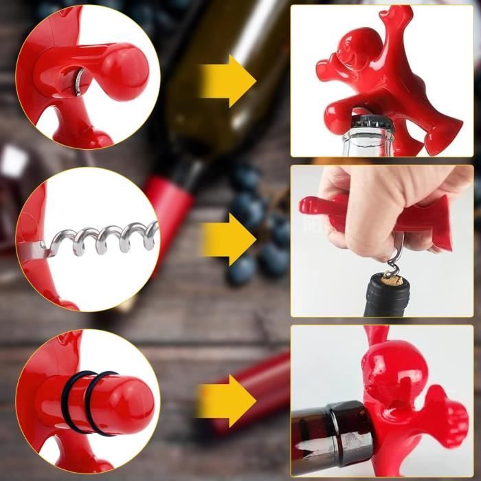 Décapsuleur Champagne Et Vin Mousseux Smallterm – Acier Inoxydable – Ouverture Facile Et Sans Effort
