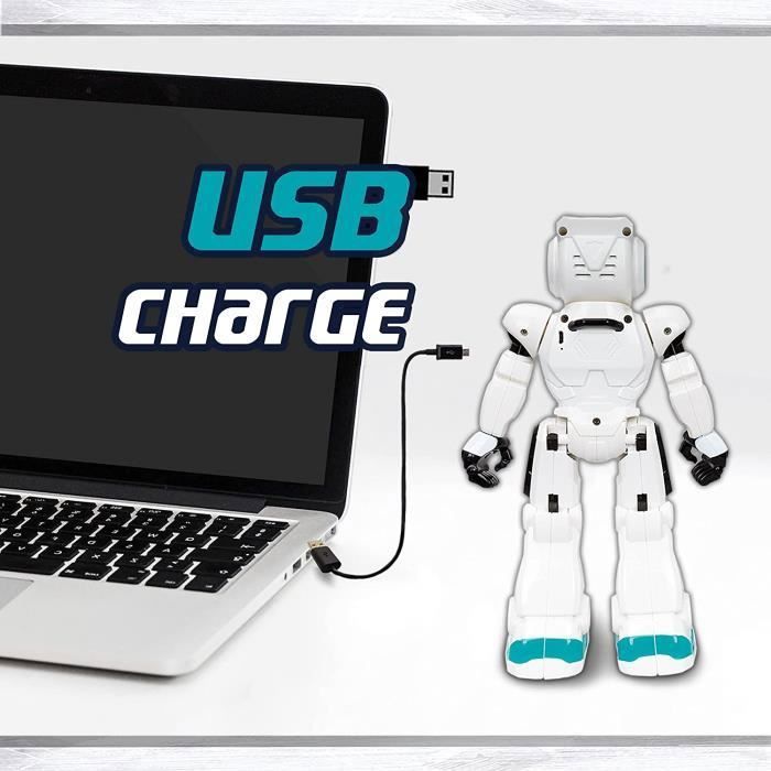 Xtrem Bots - Robbie, Jouet Robot Enfant Télécommandé Programmable