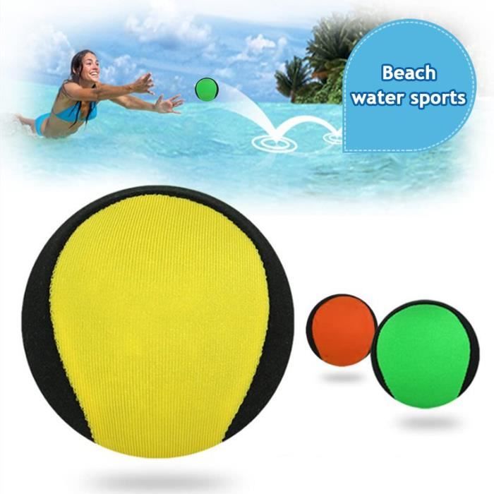 Darryy Water Ball, Jeux Piscine, 2 Pièces Water Bouncing Ball, Ballon de  Plage Rebondissant, Balle Rebondissante d'eau, Balle Qui Rebondit sur l'eau