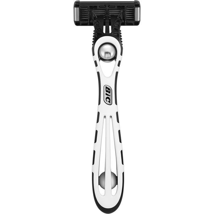 Bic Confort 2 Pack de 5 Rasoirs Jetables 2 Lames - Bande Lubrifiante à