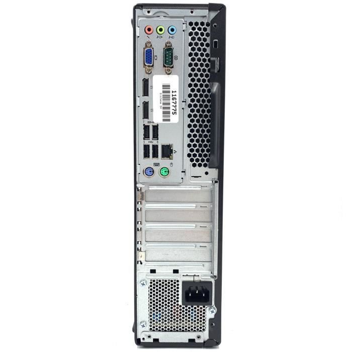 PC Lenovo M710s SFF - I7-6700, 16Go RAM, 480Go SSD, W10, WiFi - Reconditionné