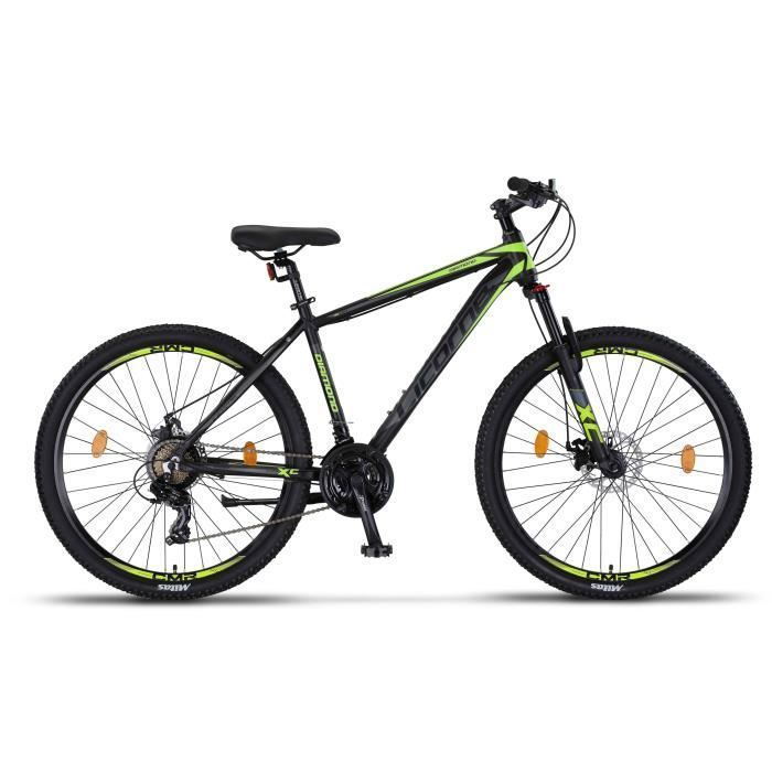 Jeu De Roues VTT 26/27.5/29 Pouces - 4 Roulements, Axe Enfichable QR, Compatible 8-12 Vitesses, Neuf