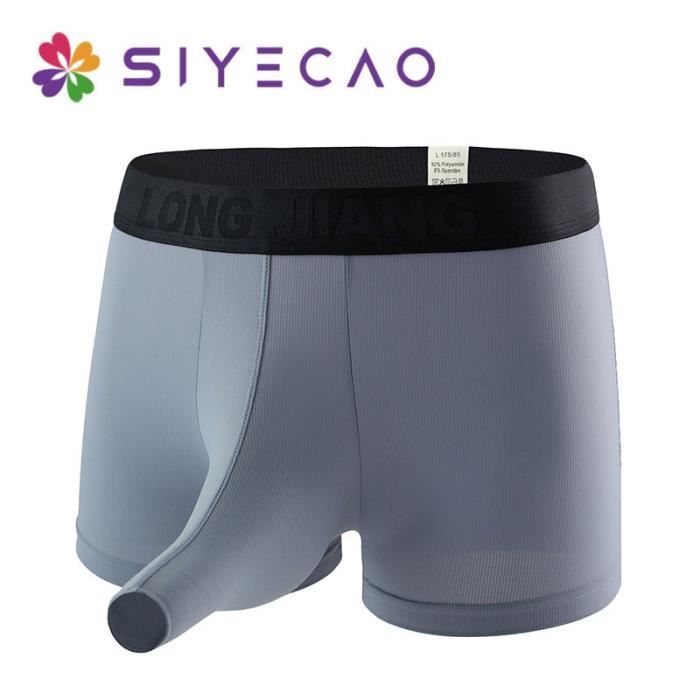 Boxer Homme Classique En Coton-élasthanne - Imprimé éléphant Discret, Couleur Unie, Pochette De Maintien | Confort Respirant, Tailles M à 2XL
