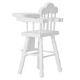 YOSOO Chaise de maison de poupée Meubles de modèle de chaise haute de salle à manger miniature pour 1/12 accessoires de maison de-3