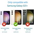 Coque Silicone Transparente + 2 Verres Trempes Pour Samsung Galaxy S23 Plus 5G Little Boutik® Protection Antichoc-3