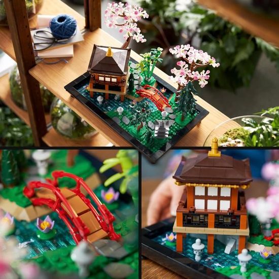 LEGO® Icons 10315 Le Jardin Paisible, Kit de Jardinage Botanique Zen pour  Adultes, Cadeau pour Femmes, Hommes - Cdiscount Jeux - Jouets
