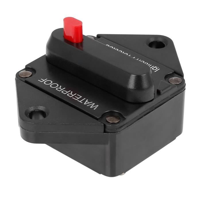 Interrupteur Coupure Circuit Audio 2 Pcs DC 12V- 48V 15Amp Voiture Réinitialiser Circuit Disjoncteur Noir Vert Disjoncteur 12V 48V 15A Voiture