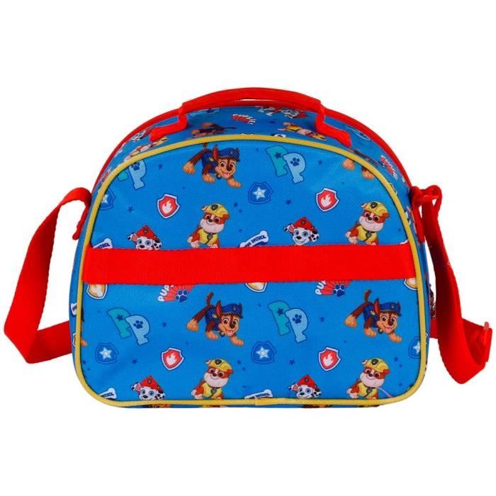 Sac à Goûter Thermique Pat' Patrouille - Polyester Bleu - 21,5x8,5x19 Cm - Poignée Réglable