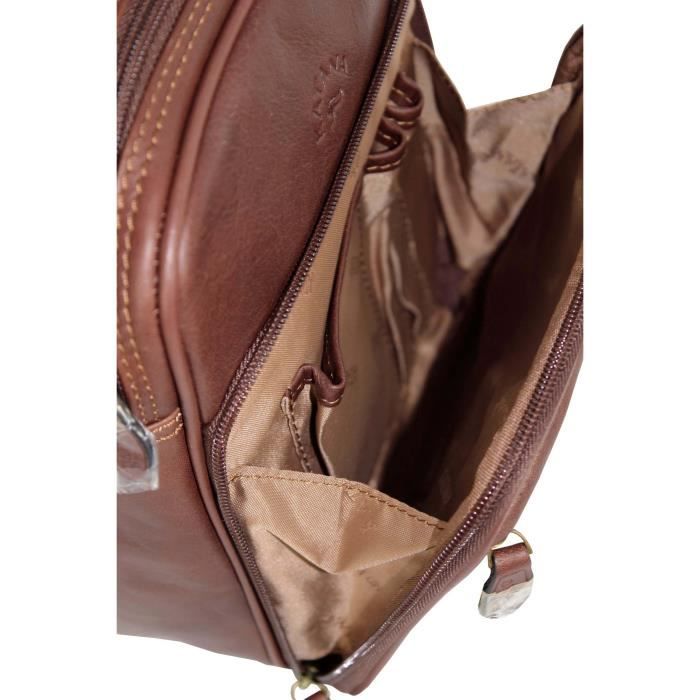 Sacoche Homme Katana En Cuir Gras – Baisenville Taille M, Style Vintage Élégant (3 Couleurs)