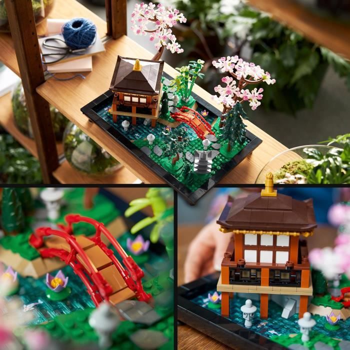 LEGO® Icons 10315 Le Jardin Paisible, Kit de Jardinage Botanique