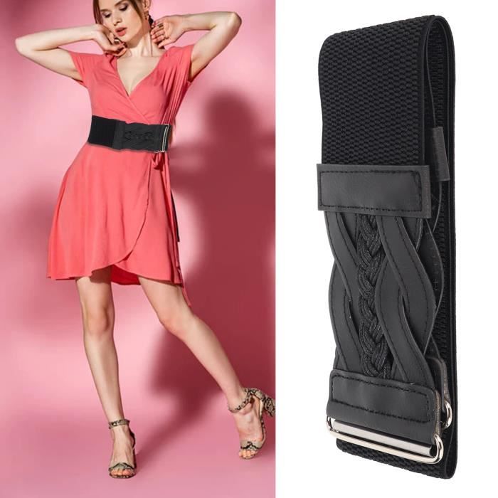 Ceinture large online pour robe pull