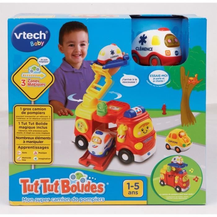 Tut Tut Bolides - Mon super Camion de Pompier (1-5 ans) - Jeux & Jouets Tut Tut Bolides - Mon super Camion de Pompier (1-5 ans) - Jeux & Jouets
