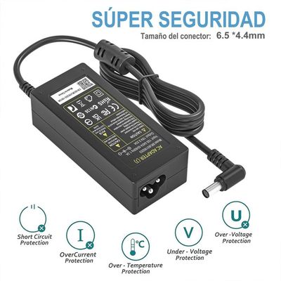 TOP CHARGEUR Caricabatterie 19V Per Monitor LG | Sostituzione LCAP16A-E, LCAP16B-E | Alimentatore 220V A 19V | Cavo 120cm | Spedito Dalla Francia