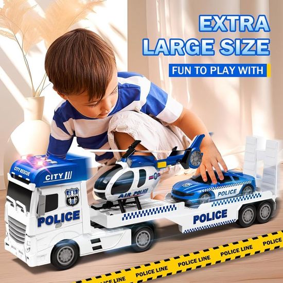 Camion Ferme Dépanneuse Herefun 3 en 1 - Grand Transporteur Jouet Enfant - Jeux - Jouets Camion Ferme Dépanneuse Herefun 3 en 1 - Grand Transporteur Jouet Enfant - Jeux - Jouets