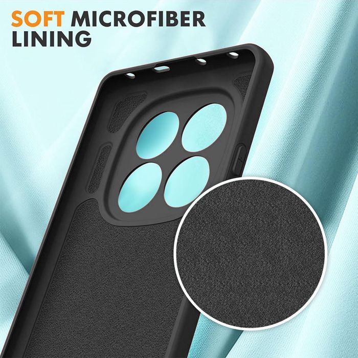 Coque Silicone Ultra-mince Pour Xiaomi Redmi Note 15 Pro 5G – Noir, Avec 2 Verres Trempés, Toucher Doux Et Antidérapant
