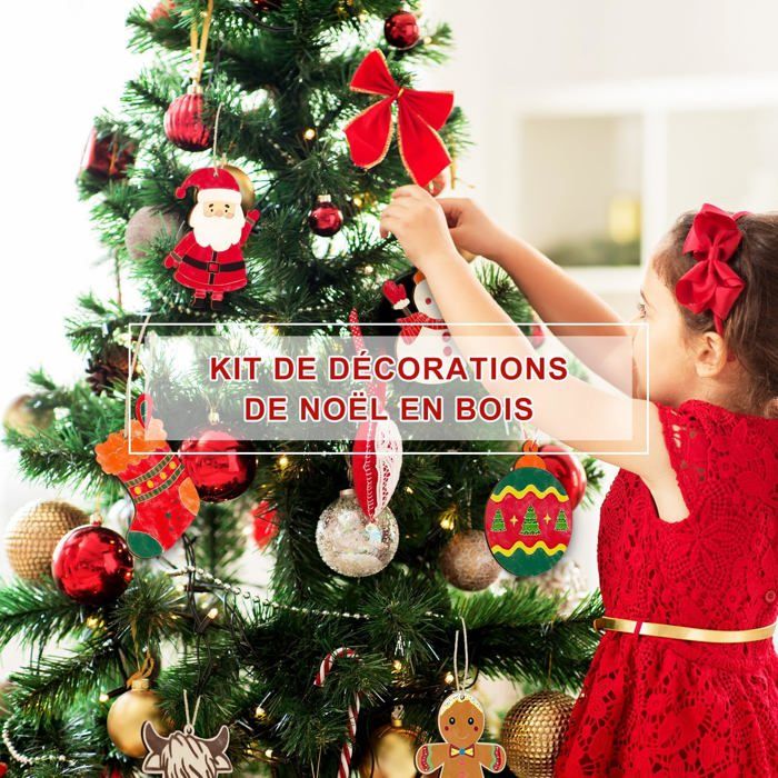 20 Pcs Bois À Colorer Loisirs Créatifs Pour Enfants Diy