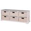 Miami Meuble De Rangement 6 Buffet Paniers Achat Vente