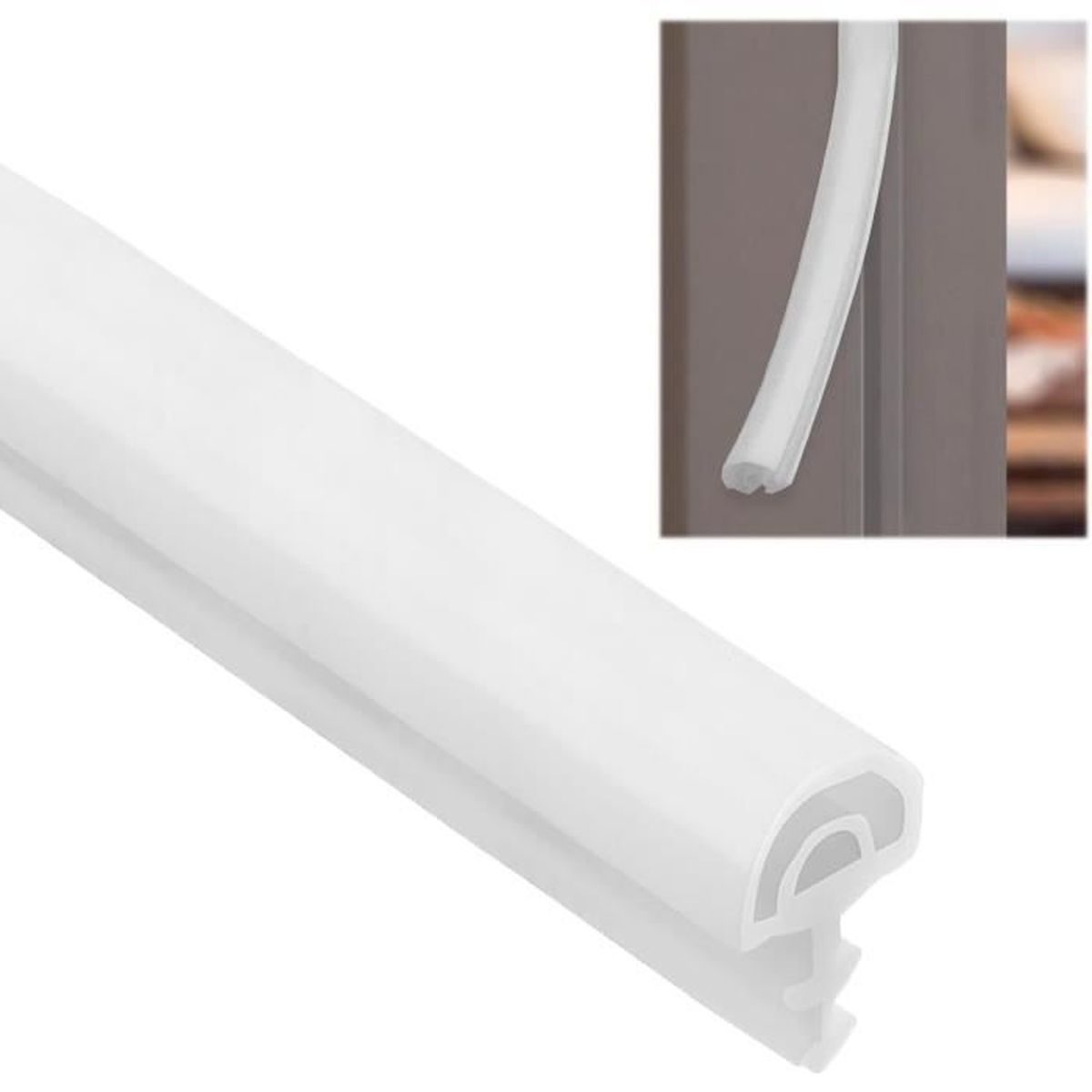 10m Blanc Pvc Isolation Phonique Joint Caoutchouc Porte,Isolation Sonore De Porte Bois,Phoque