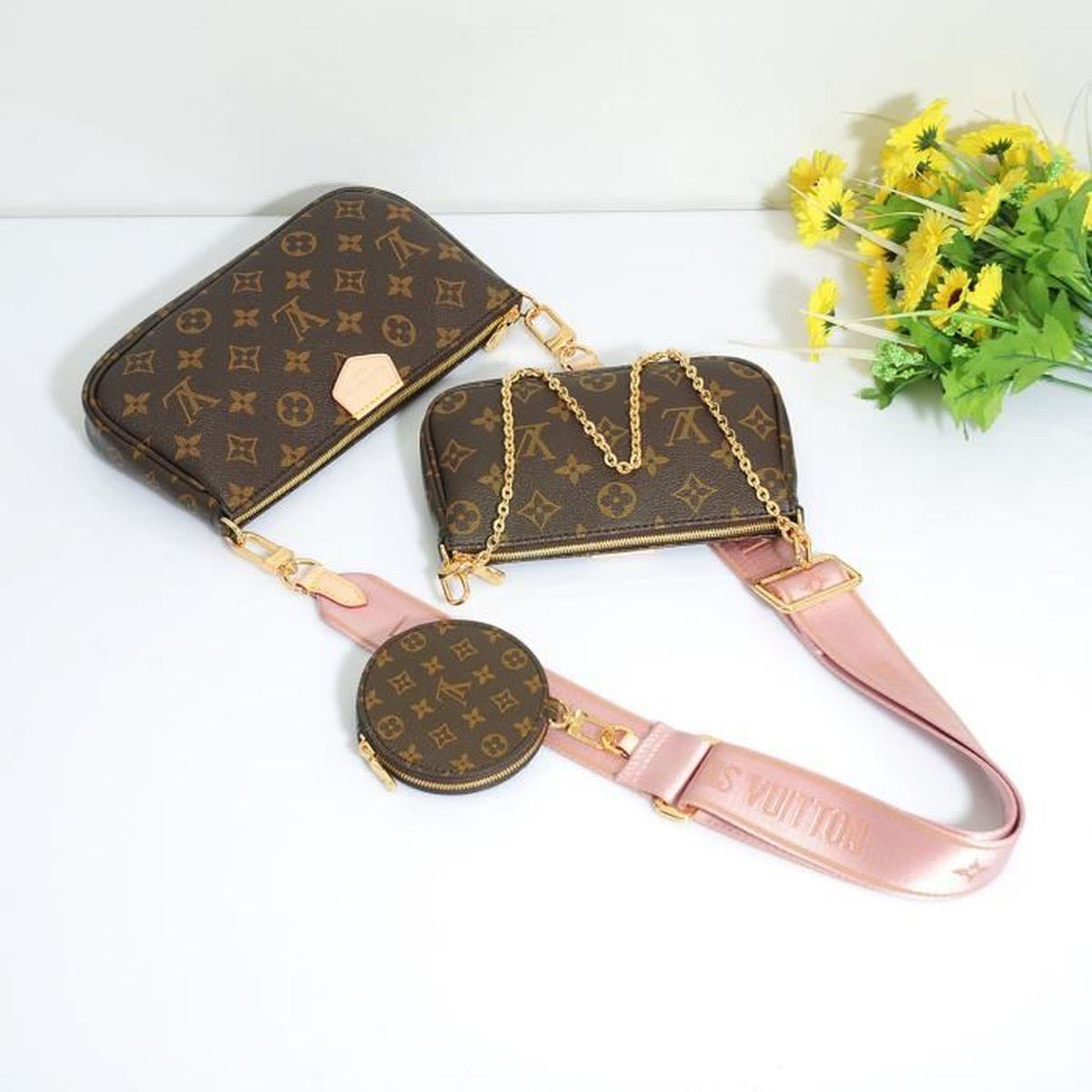 2020 Nouveau Sac de Marqu Louis Vuitton Mini Costume Trois Pièces pour Femme LV Pas Cher - Achat ...