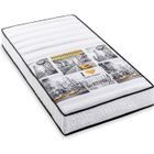 BLUE MOON Matelas mousse 90x190 cm NEW YORK - Mousse profilée 5 zones de confort - Soutien ferme - epaisseur 15 cm - Fabriqué en Belgique