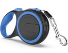 AUDEN COSMA Laisse Chien Enrouleur 8M pour Gros Chien - Bleu - Rétractable - Frein à Une Main - Pause - Verrouillage