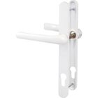 Poignée de porte fenêtre - Tokyo - Hoppe Et Cie - Blanc pur - Clé I - 195 mm - Épaisseur de porte : 58 à 62 mm