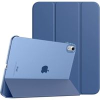 Coque iPad 10ème Génération 10,9 Pouces 2022 Étui - Gris Bleu - Légère&Mince en PC - Protection Complète