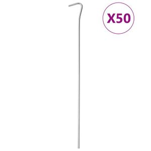 Pack De 50 Piquets De Tente Alu 7 Pouces – Pour Trampoline, Abri – Neuf