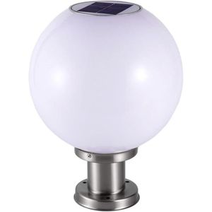 APPLIQUE EXTÉRIEURE Lampe de pilier solaire LED pour extérieur - Globe