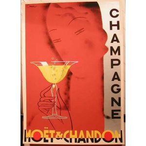 AFFICHE - POSTER Champagne Moet & Chandon - 70x100cm - AFFICHE - PO