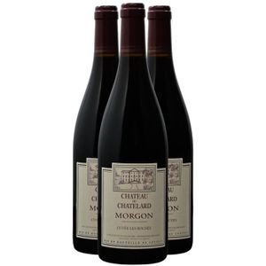 VIN ROUGE Morgon Cuvée Les Roches Rouge 2014 - Lot de 3x75cl