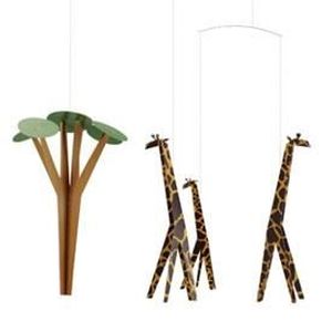 MOBILE Mobile Girafes - FLENSTED MOBILES - Mobile Girafes - Blanc - 0 mois - Naissance - Enfant