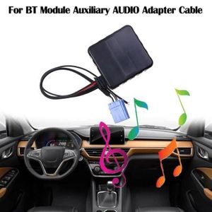 Qiilu 6 Pin Cable auxiliaire prise audio autoradio audio 3.5mm avec outils de d/émontage pour Alfa Romeo Fiat Grande Punto