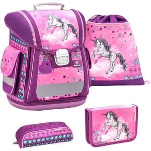 Faburo 40pcs Licorne Ensemble de Papeterie Comprendre Stylo Licorne//Trousse Pencil Case Licorne//Carnet Licorne//Autocollants Licorne//Signet Licorne,Cadeau d/école pour Filles