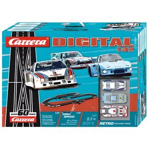 Carrera Kit de circuit électrique numérique pour circuit de course  comprenant deux voitures et deux doubles vitesses, D124 Born to Perform :  : Jeux et Jouets